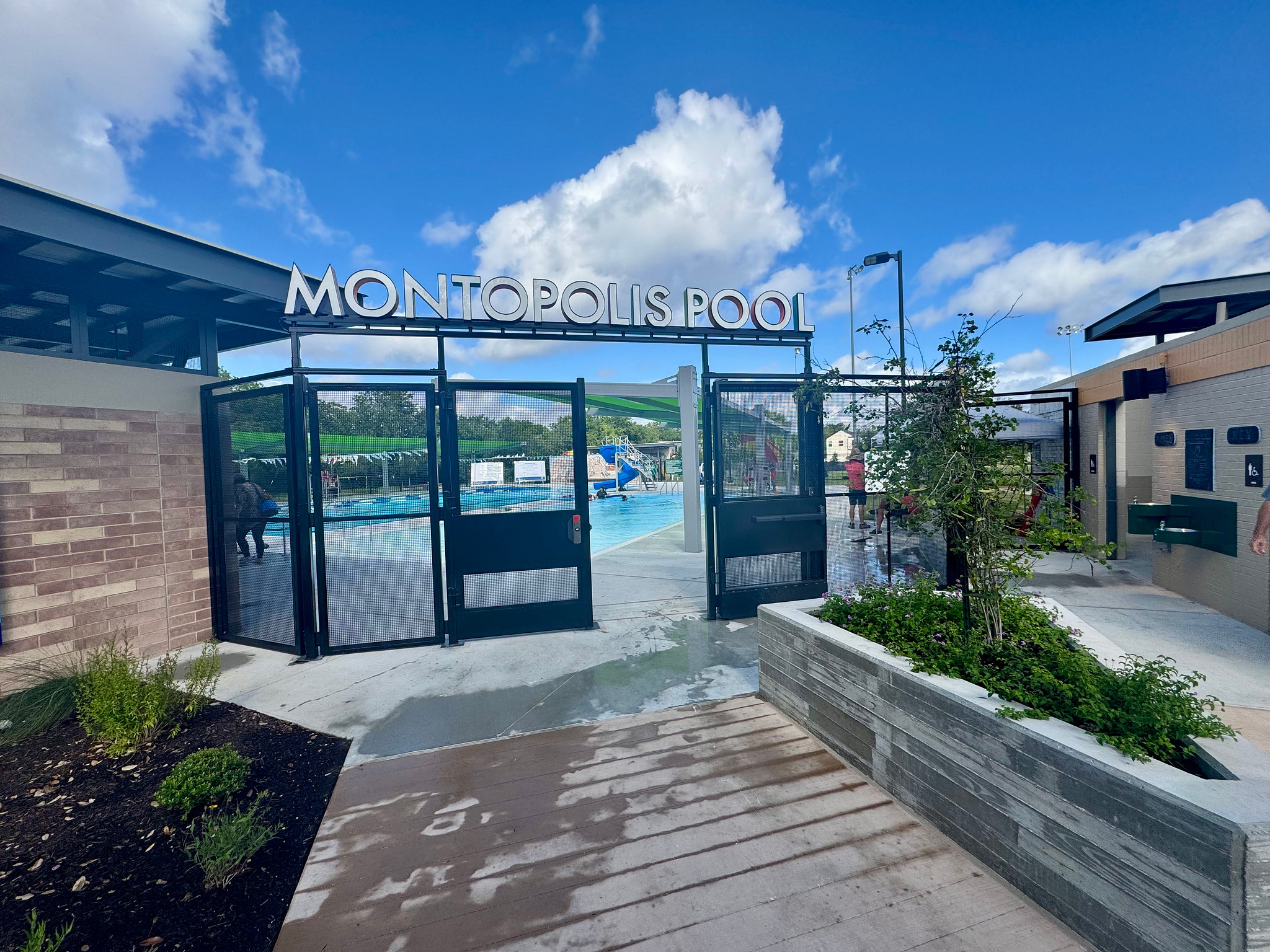 Montopolis Pool Entrance, Austin, TX