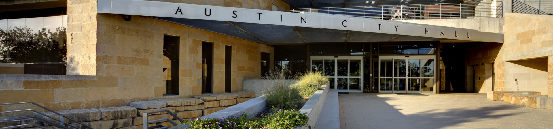 Front Exterior of Austin City Hall