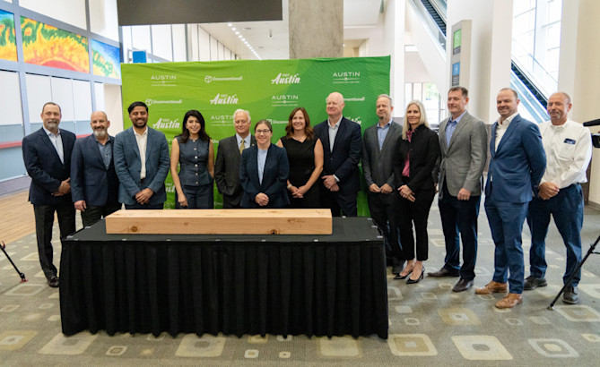Attendees heard from Mayor Kirk Watson, Mayor Pro Tem Vanessa Fuentes, Austin City Council Member Zohaib Qadri, Austin Convention Center Director Trisha Tatro, and Tom Noonan, President and CEO of Visit Austin.