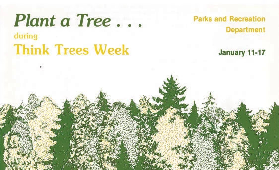 1974 Think Trees Booklets, courtesy the Austin History Center