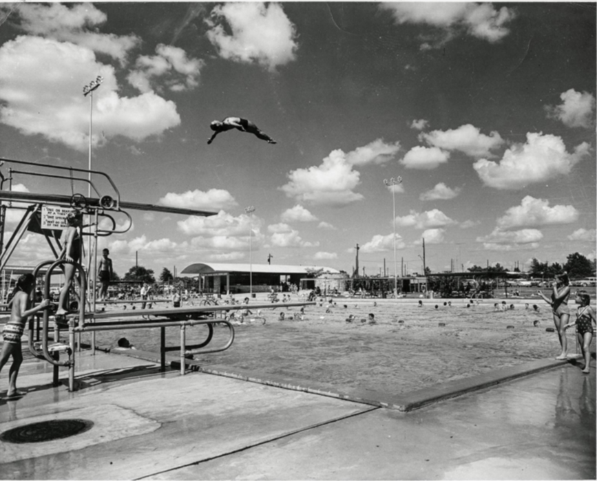 Northwest Pool Historic Photo