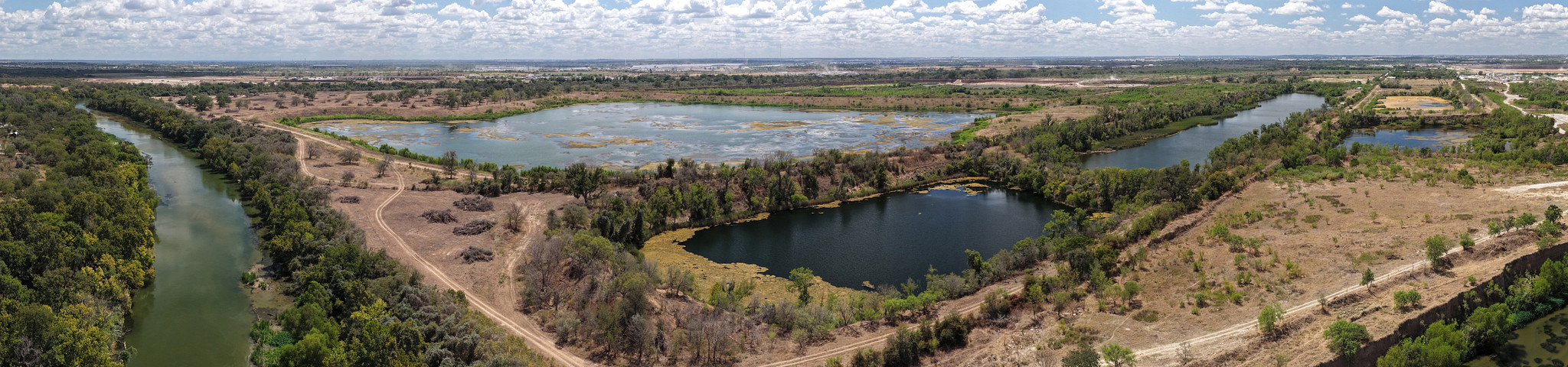Aerial of the Dogs Head Development.