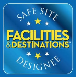 Facilities and Destinations Safe Site designation logo