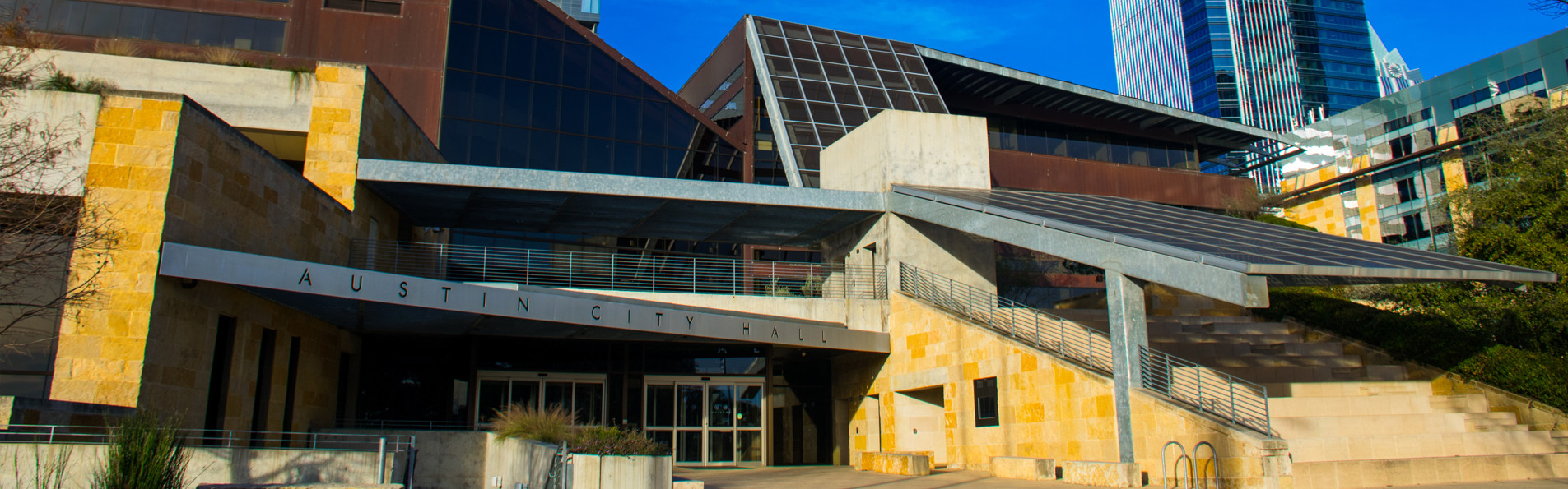 Front Exterior of Austin City Hall