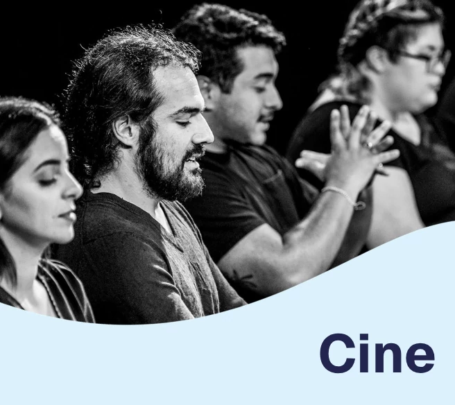 group of people in theater