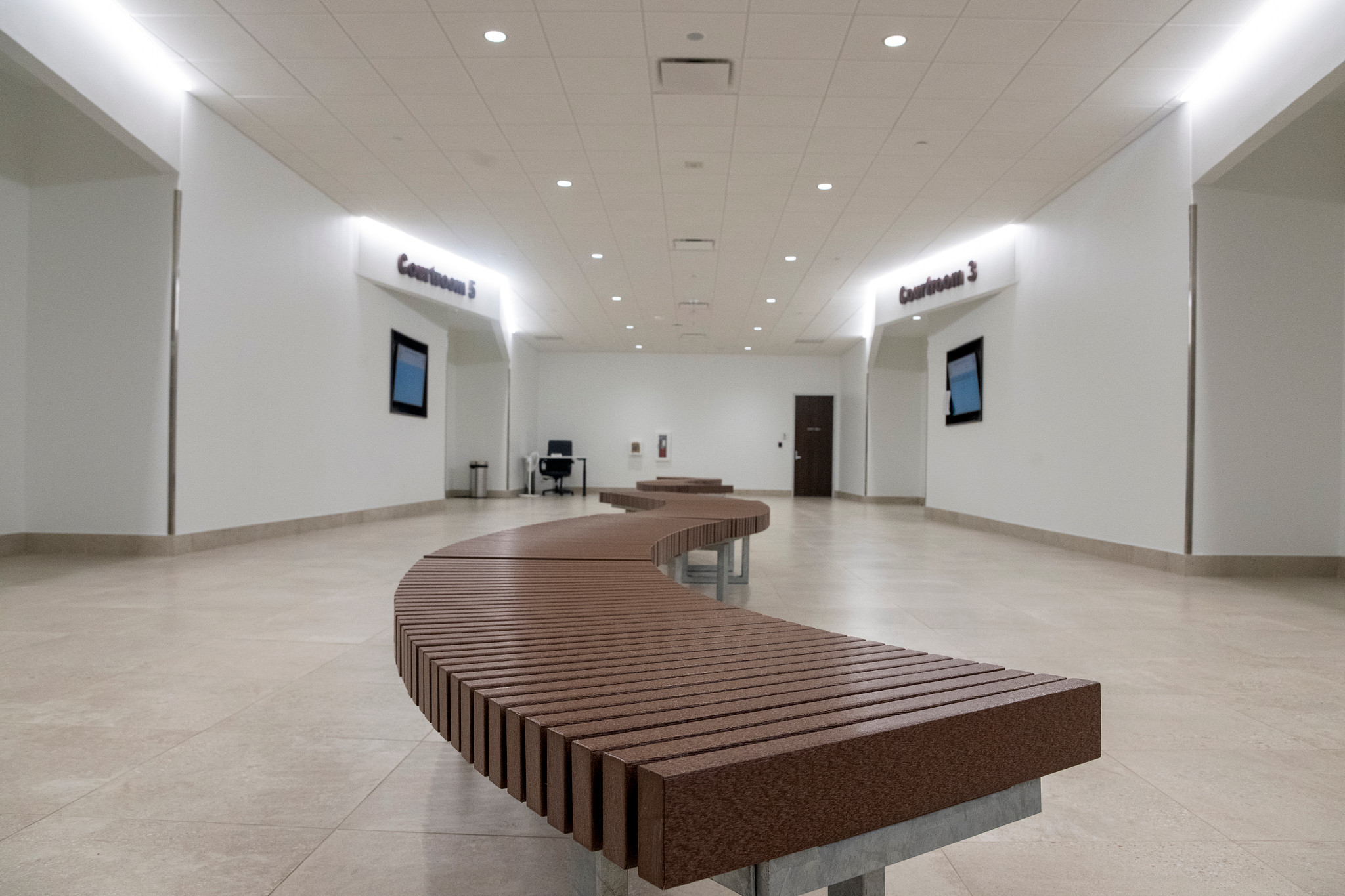 The inside of the Austin Municipal Court