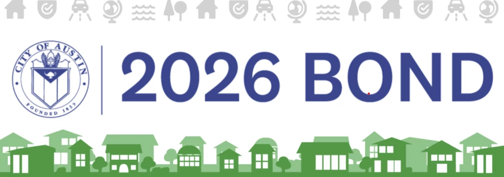 City logo with words 2026 Bond