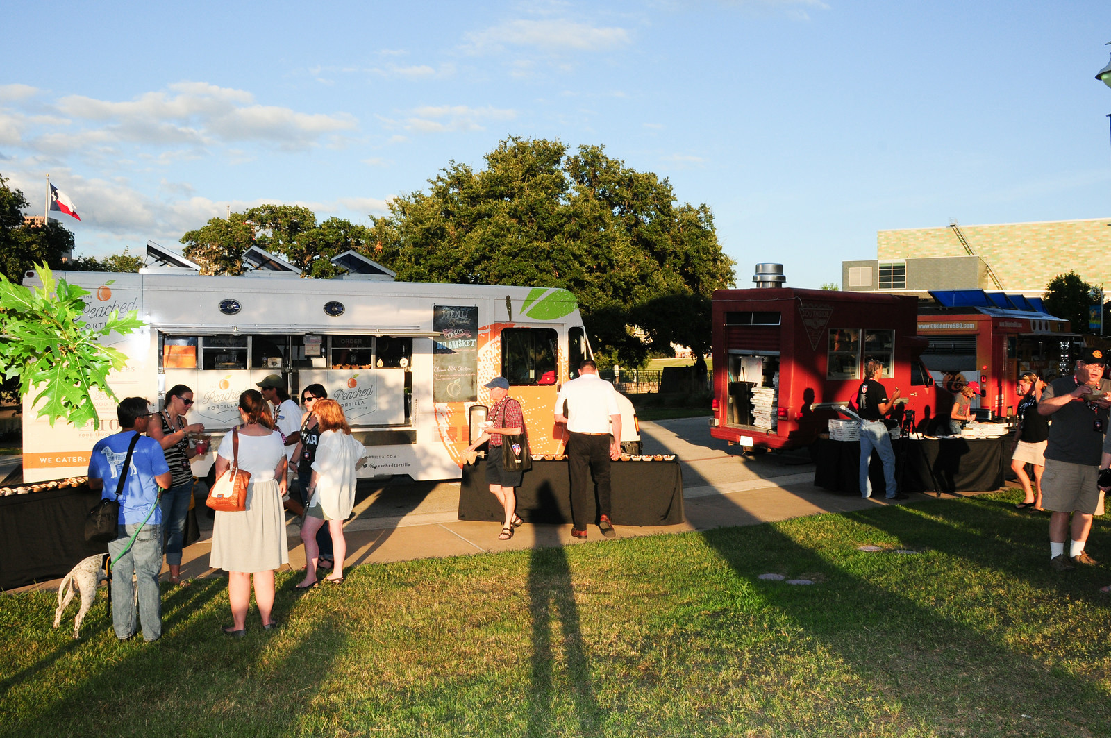 Austin-based food trucks at the Palmer Events Center as a catering option