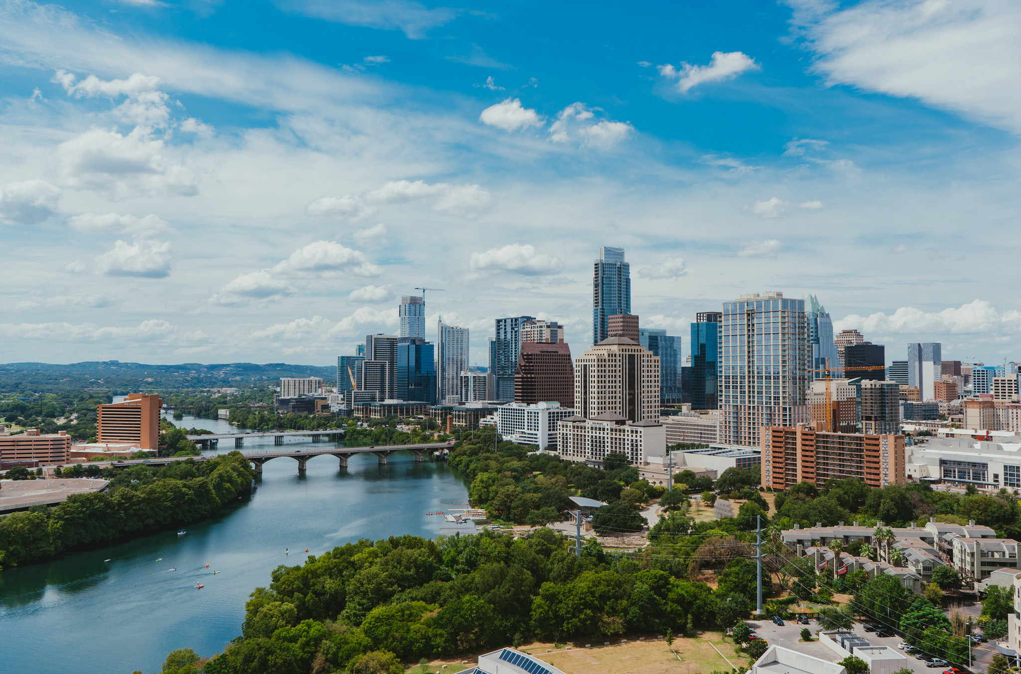 The City of Austin skyline during the day