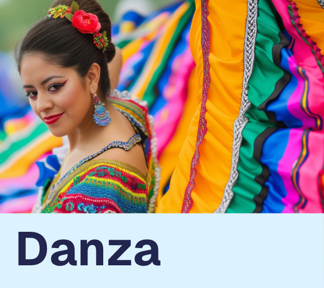 Thumbnail of woman dancing with the pillar name Danza
