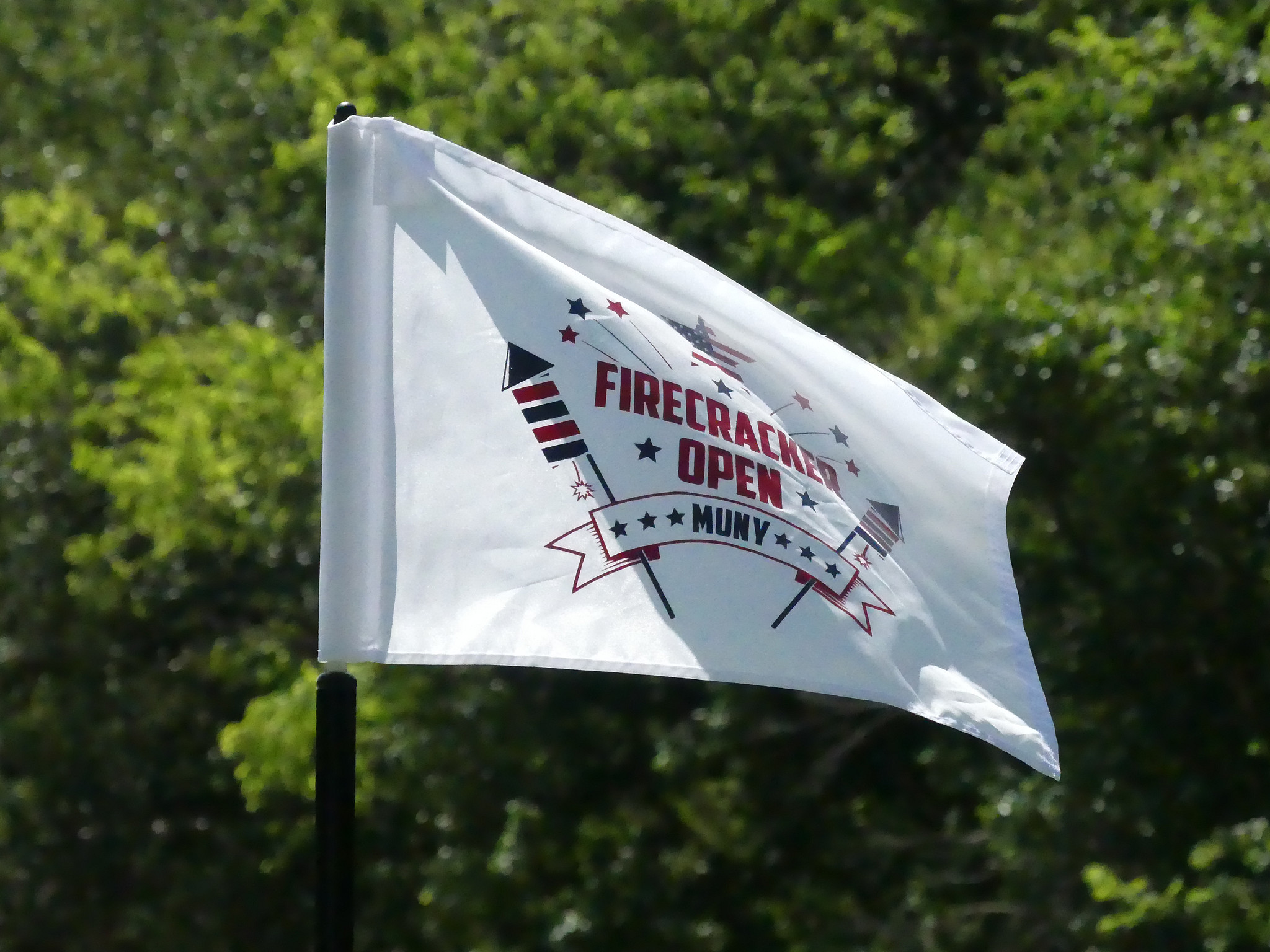 Firecracker Open Flag