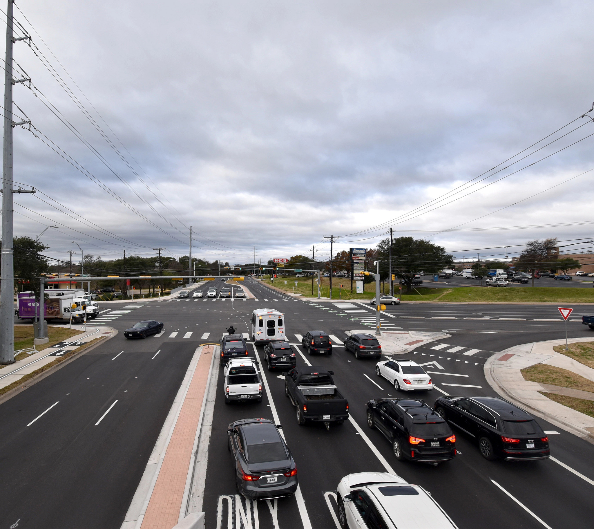 Corridor and intersection improvements on Slaughter Lane at Menchaca Road.