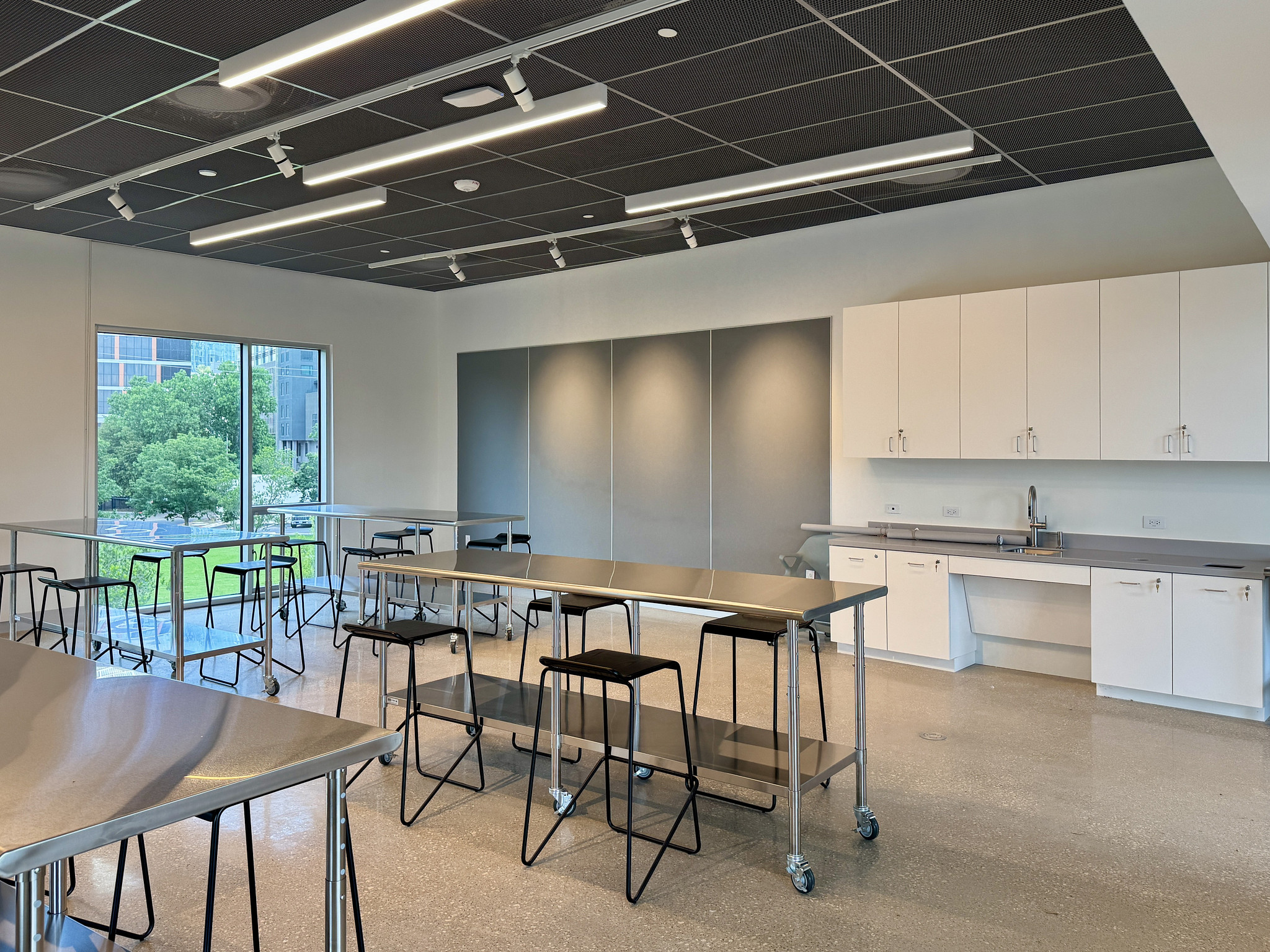 Photo showing the artists studio inside the MACC