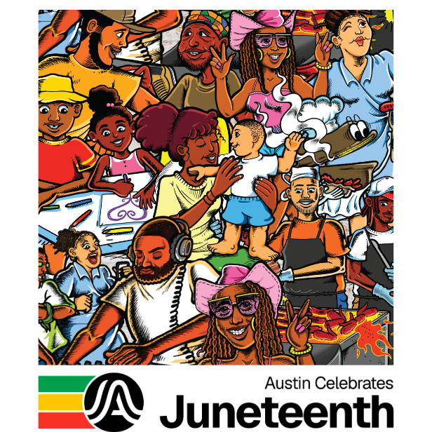 Austin Celebrates Juneteenth Community Collage 