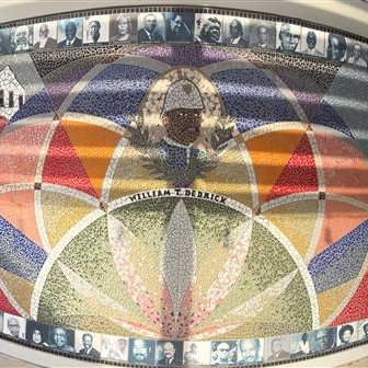 Mural outside the African American Cultural and Heritage Facility