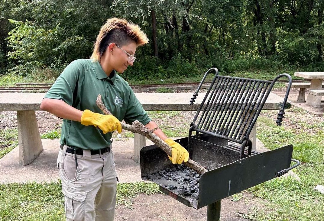 Austin Park Ranger at a Grill