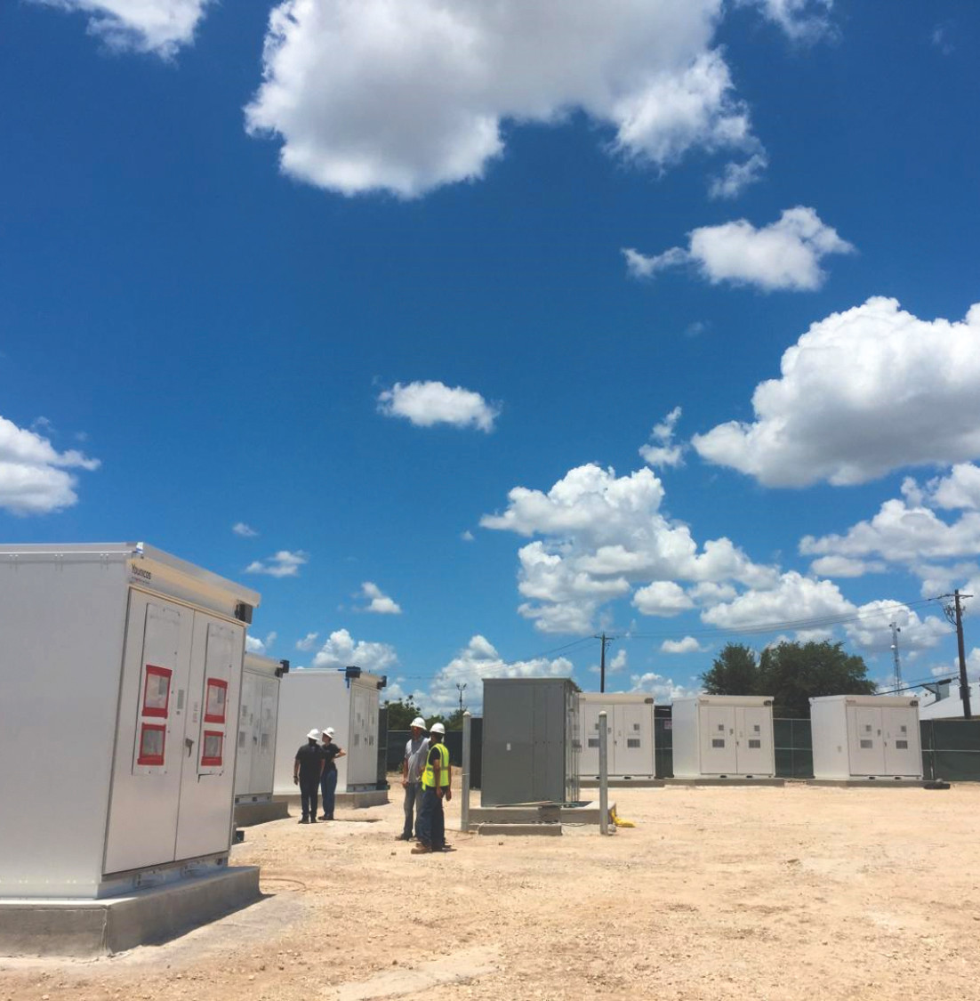 A battery storage facility in Austin, Texas