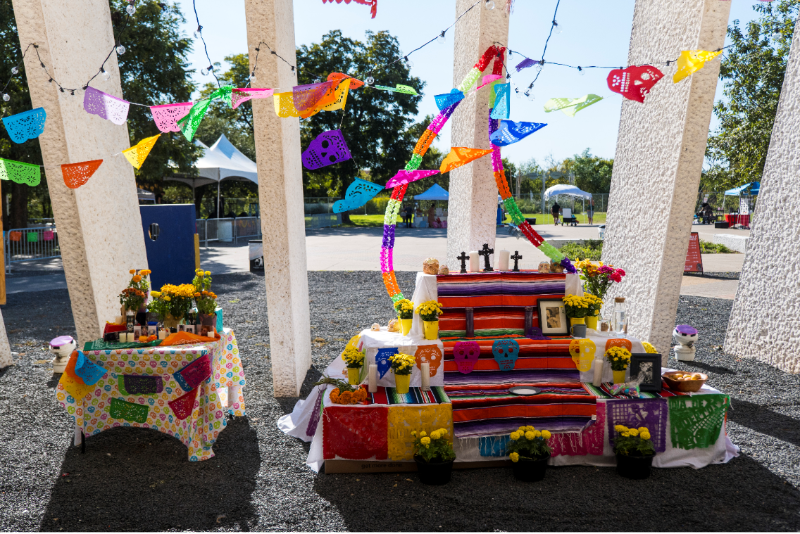 ESB MACC Dia de los Muertos Altar Outside