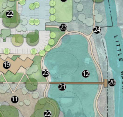 Map of proposed improvements to the Asian American Resource Center