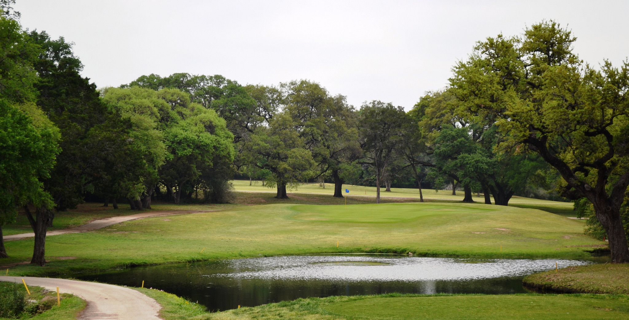 Hole 17 at Lions Municipal Golf Course in Austin, Texas