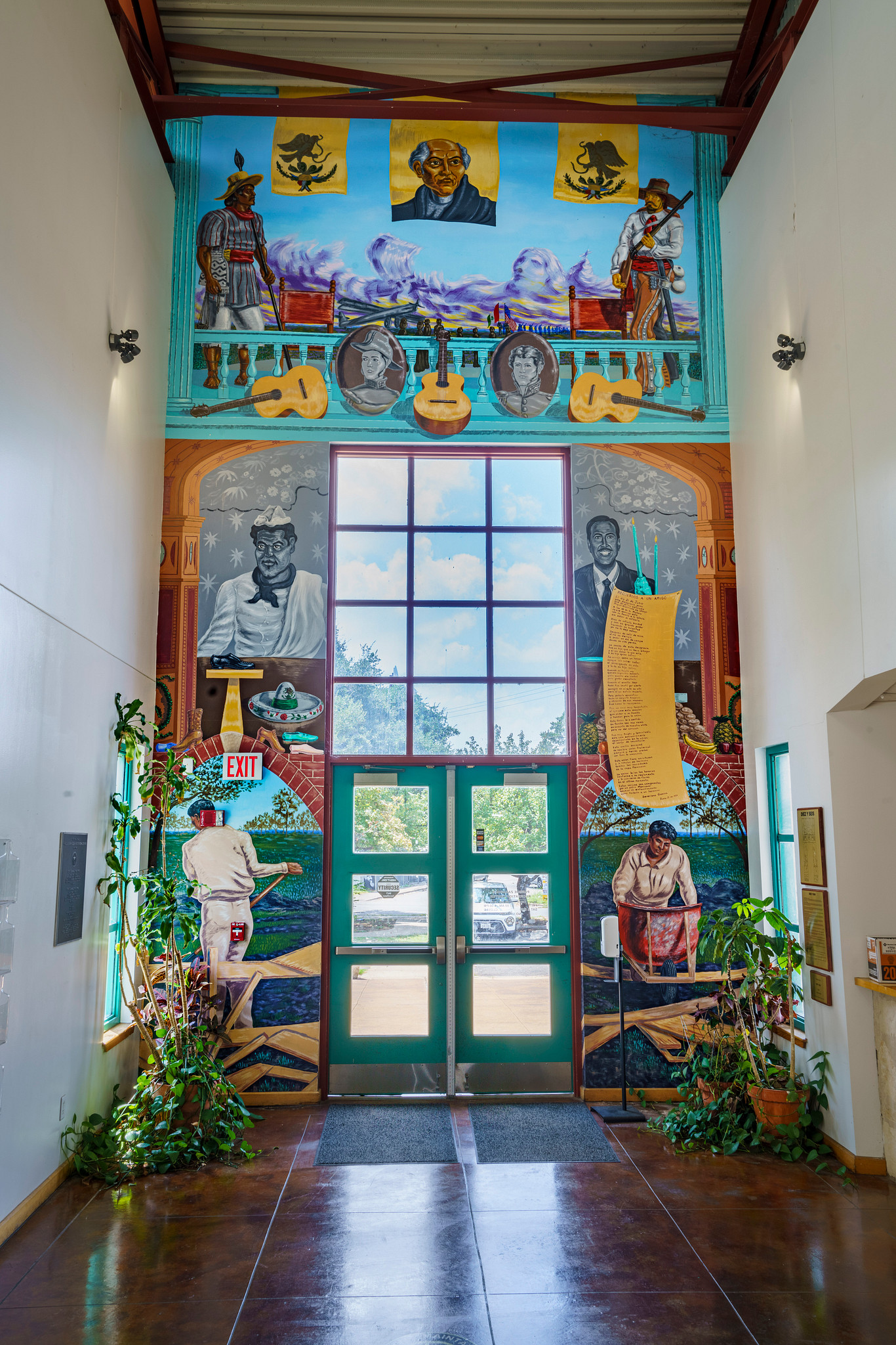 Mural at Parque Zaragoza, inside.