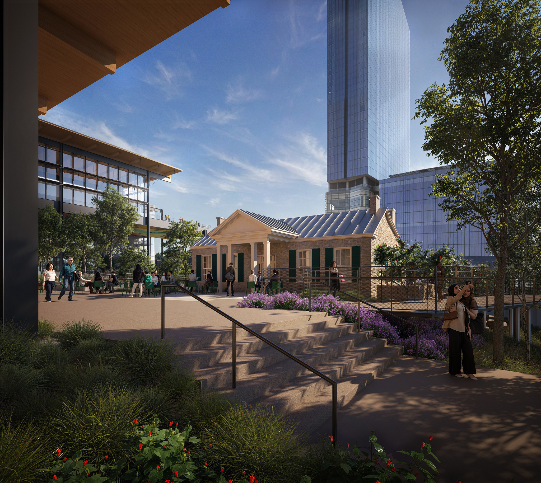 Austin Convention Center rendering of the Trask House and Kitchen