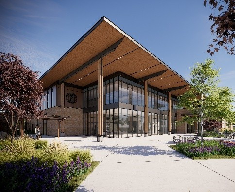 Rendering and Design of Administration Building by STG Design