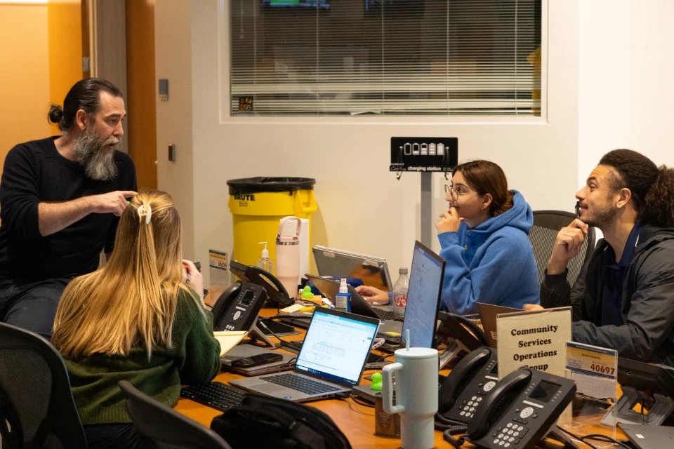 Image of Mass Care team planning.