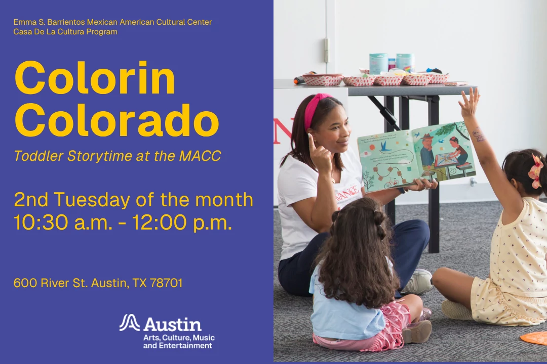 Flyer showing storytime with toddlers