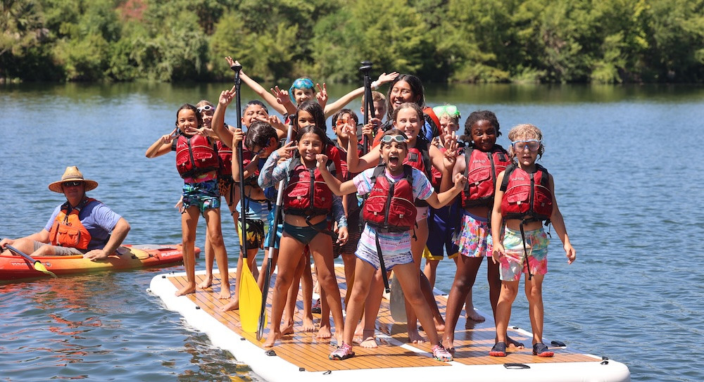 camacho activity center kids on raft