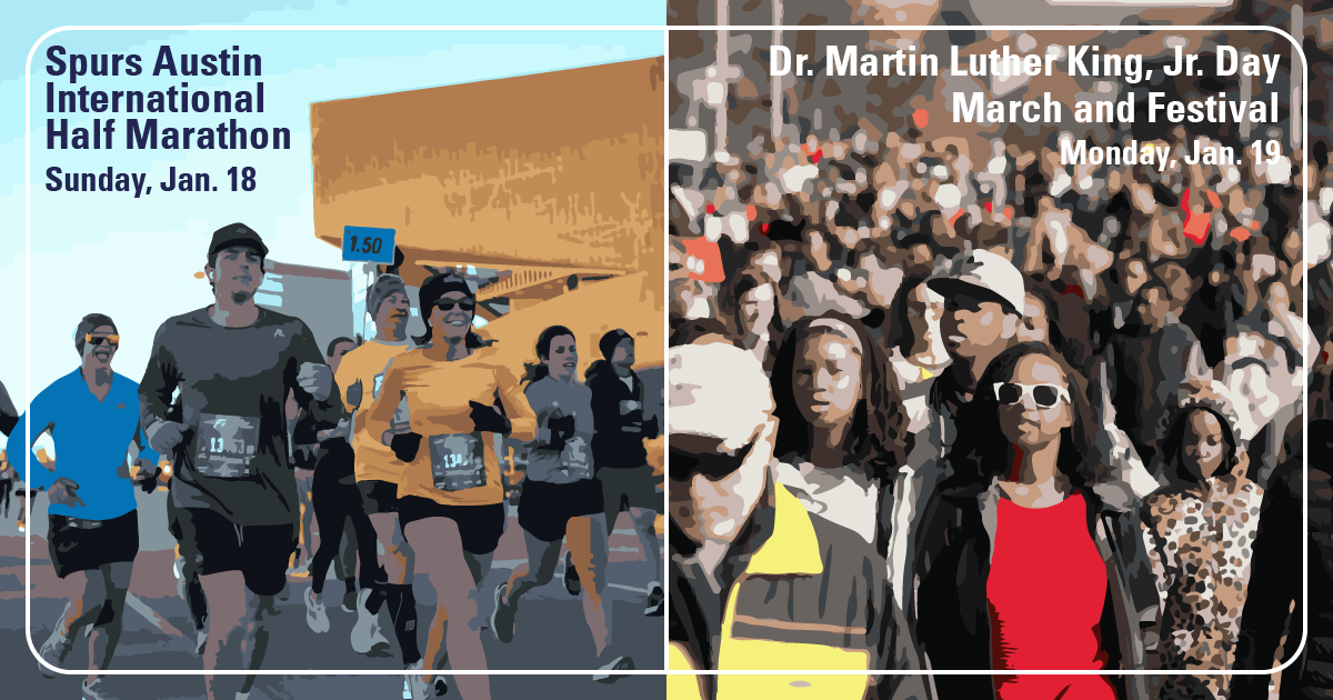 Spurs Austin International Half Marathon and Dr. Martin Luther King, Jr. Day March and Festival
