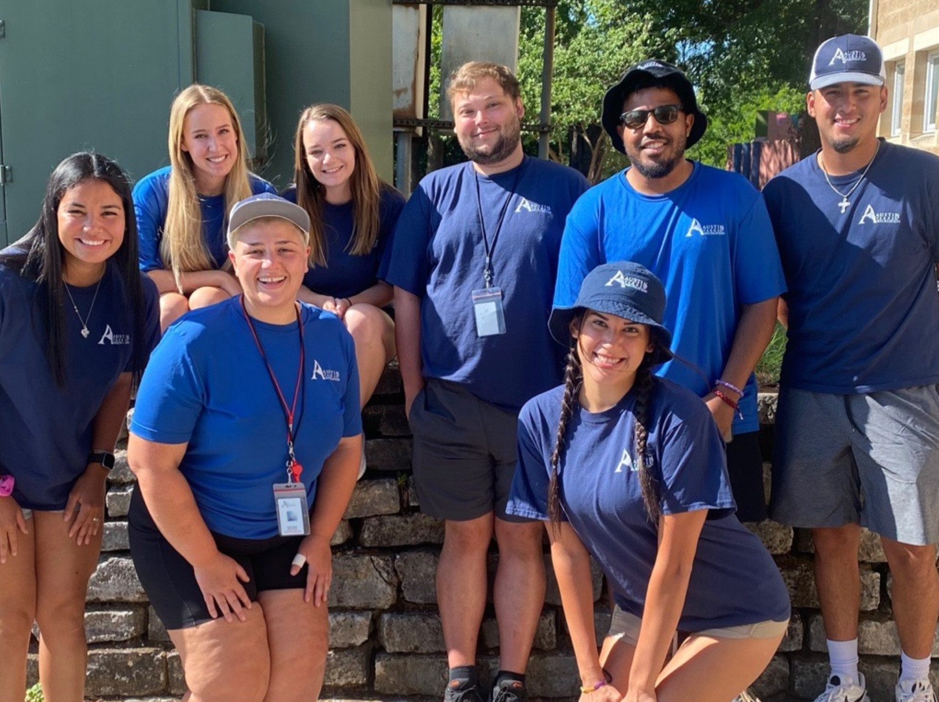 staff posing for photo